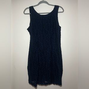 Beautiful navy blue lace dress